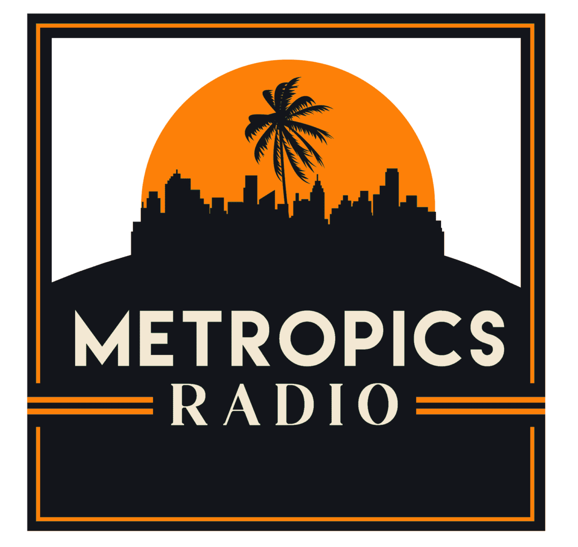 A picture of metropics radio logo.